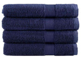 Premium Bath Towels "SOLUND" 4 pcs Navy Blue 100x150 cm 600 gsm 137264