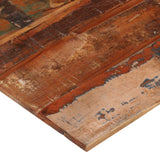 Square Table Top 80x80 cm 15-16 mm Solid Reclaimed Wood 286051