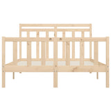 Bed Frame without Mattress Solid Wood Pine 160x200 cm 3107038