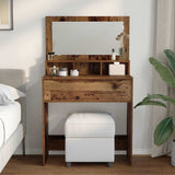 Bedroom Dressing Tables with Drawer Old Wood 80 x 39.6 x 135 cm 888985