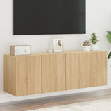 TV Cabinets Wall-mounted 2 pcs Sonoma Oak 60x30x41 cm 836943