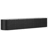 Garden Raised Bed Galvanised Steel 368x80x68 cm Anthracite 318966
