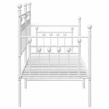 Daybed Frame White 80 x 200 cm Steel 42002671
