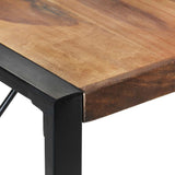 Dining Table 140x140x75 cm Solid Wood 321574