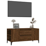 TV Cabinet Brown Oak 102x44.5x50 cm Engineered Wood 819611