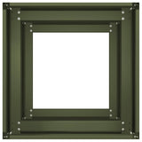 ZNTS Planter Olive Green 40x40x80 cm Cold-rolled Steel 860706