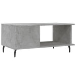 ZNTS Coffee Table Concrete Grey 90x50x40 cm Engineered Wood 829504