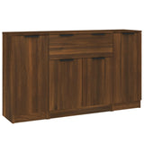 Sideboards 3 pcs Brown Oak Engineered Wood 3115835