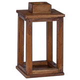 Lantern 3 pcs Natural Mahogany Wood 42012367
