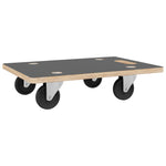 Transport Trolleys 2 pcs Rectangular 80x55x11.5 cm 154891