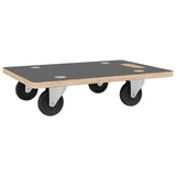 Transport Trolleys 2 pcs Rectangular 80x55x11.5 cm 154891