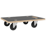 Transport Trolleys 2 pcs Rectangular 80x55x11.5 cm 154891