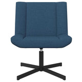 Swivel Chair Blue 63 x 75 x 76 cm Fabric 42007332