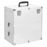 Make-up Case 37x24x40 cm Silver Aluminium 91839