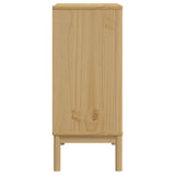 Chest of Drawers FLORO Wax Brown Solid Wood Pine 374008