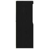 LED Sideboard Black Oak 41 x 37 x 100 cm Engineered Wood 863041