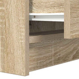 Bedside Cabinets with 2 Drawers 2 pcs Sonoma Oak 38x34x80 cm 861360