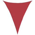 ZNTS Sunshade Sail 160 g/m² Red 5x7x7 m HDPE 311649