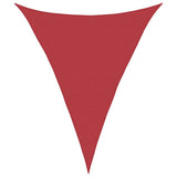 ZNTS Sunshade Sail 160 g/m² Red 5x7x7 m HDPE 311649
