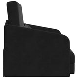 Folding Sofa Bed Black 65 x 80 x 83 cm Velvet 42030499