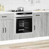 Oven Cabinet Kalmar Grey Sonoma Engineered Wood 853523