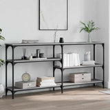 Console Table Grey Sonoma 160x29x75 cm Engineered Wood 834088
