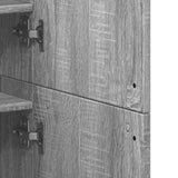 Shoe Cabinet Grey Sonoma 80x39x178 cm Engineered Wood 3276677