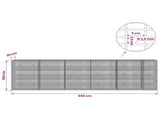 Gabion with 3.5 mm Wire and 5x2.5 cm Mesh 550x20x150 cm 3461693