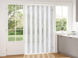 Insect Curtain Chenille Light Grey and White 100 x 220 cm 42034418