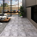 Self-adhesive PVC Flooring Planks 5.21 m 2 mm Cement Brown 330186