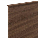 Headboard with Headboard Brown Oak 90 cm Engineered wood 887810