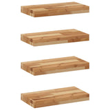 Floating Shelves 4 pcs 40x20x4 cm Oil Finished Solid Wood Acacia 3279578