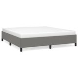 Bed Frame without Mattress Dark Grey Super King Fabric 349861
