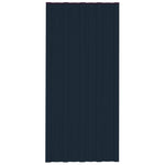 Roof Panels 12 pcs Galvanised Steel Anthracite 100x45 cm 317215