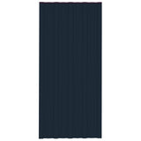 Roof Panels 36 pcs Galvanised Steel Anthracite 100x45 cm 317216
