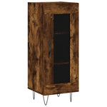 Highboard Smoked Oak 34.5x34x180 cm Engineered Wood 3199078