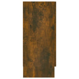 Sideboard Smoked Oak 120x30.5x70 cm Engineered Wood 815624