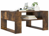Coffee Table Smoked Oak 66 x 53 x 45 cm Engineered Wood 8000104