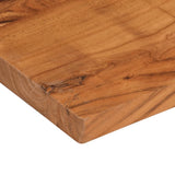 Table Top 110x80x2.5 cm Rectangular Solid Wood Acacia 370941