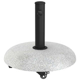 Parasol Base 21kg Light Grey Concrete Round 42007324
