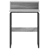 Desk with Storage Grey Sonoma 60 x 50 x 91 cm 8008017