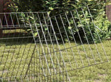 Rabbit Cage Silver 430 x 55 x 55 cm Galvanised Steel 42019226