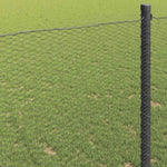 Hexagon Fence Grey 1.4 x 10 m Steel 42005501