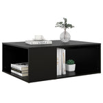 Coffee Table Black 90x67x33 cm Engineered Wood 806904