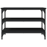 Shoe Bench Black 70x38.5x49 cm Engineered Wood 839038