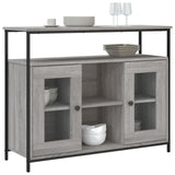 Sideboard Grey Sonoma 100x35x80 cm Engineered Wood 835507