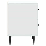 Bedside Cabinet White 43 x 34.5 x 47.5 cm Engineered Wood 894755