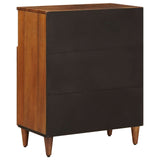 Sideboard with Storage Walnut 60 x 33 x 75 cm Solid Mango Wood 4018249