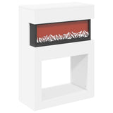 Electric Fireplace White 64 x 30 x 87 cm Engineered wood 8021103