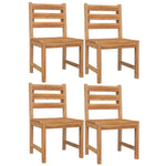 ZNTS 5 Piece Garden Dining Set Solid Wood Teak 3157185